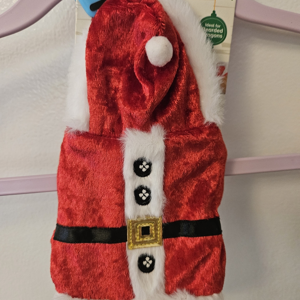 NWT Red Santa Costume For Bearded Dragon